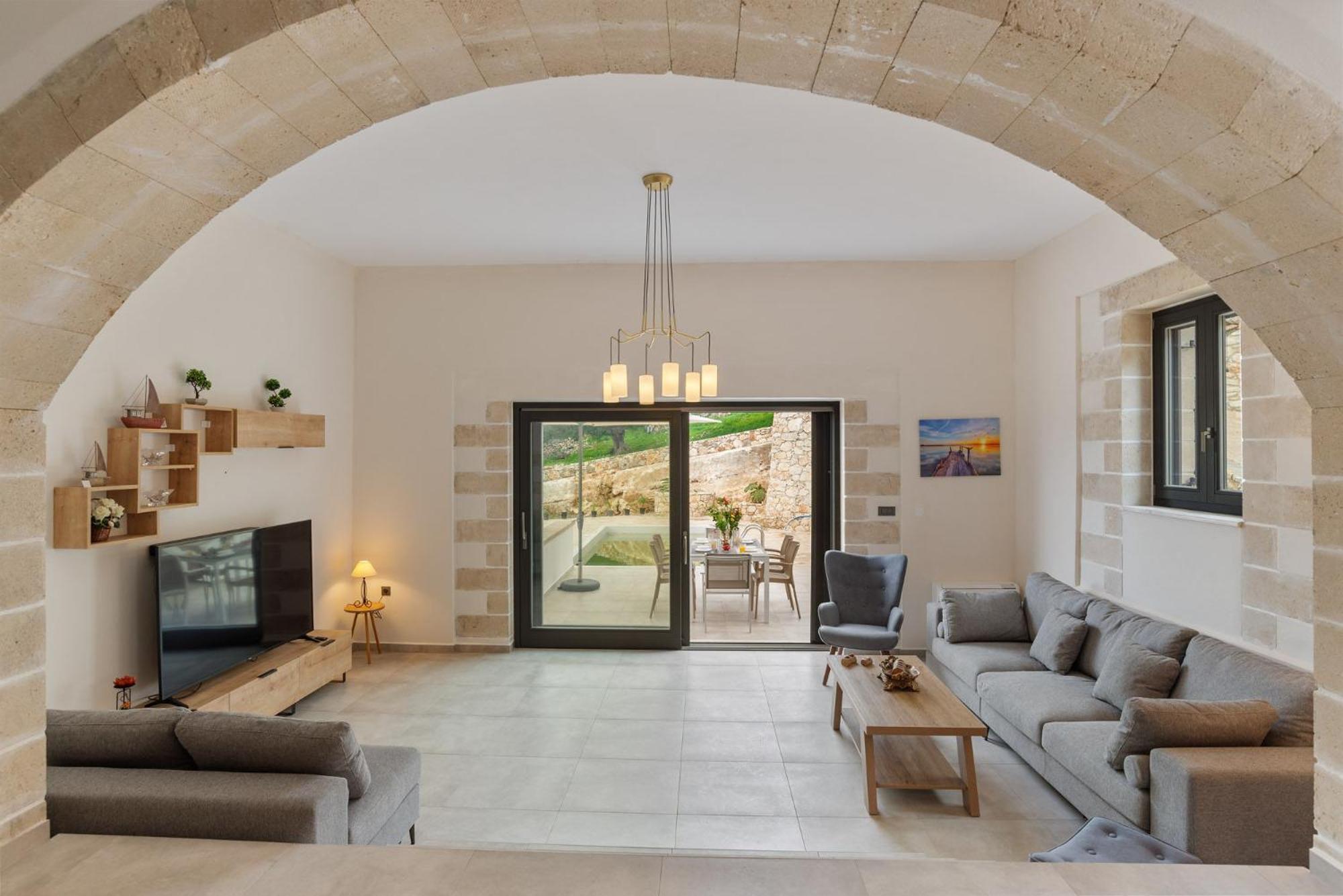 Brand New Villa Volakas By Apokoronas Villas Gavalochori Exterior photo