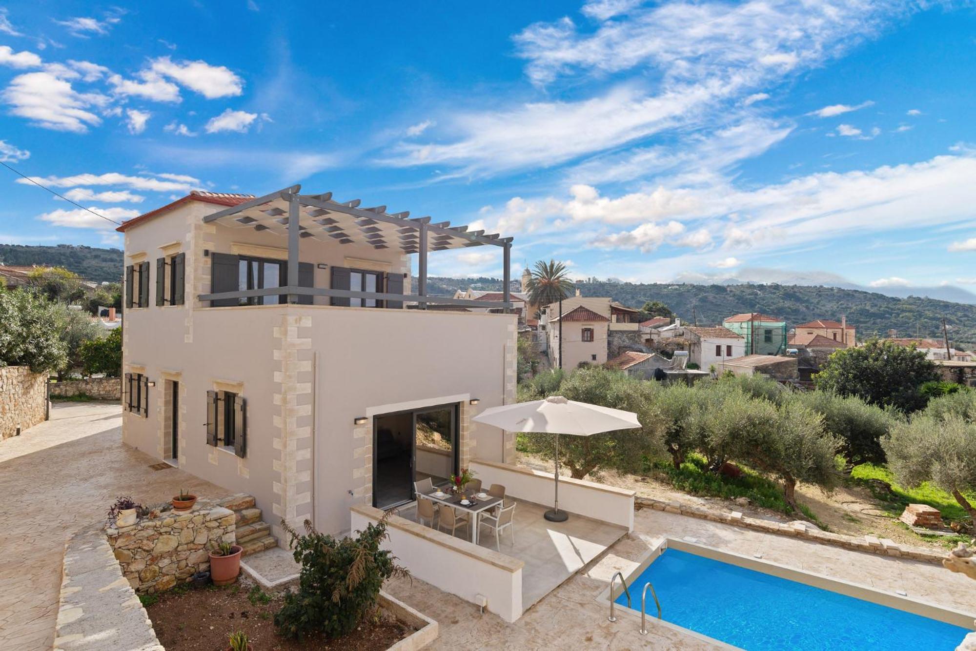 Brand New Villa Volakas By Apokoronas Villas Gavalochori Exterior photo